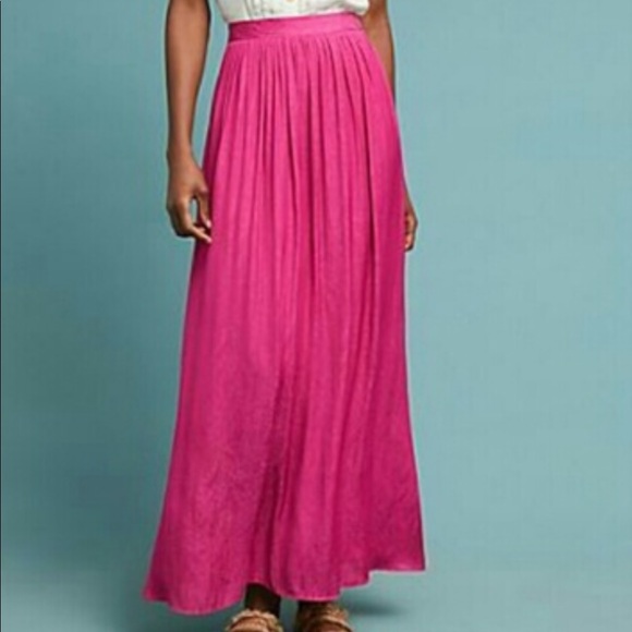 Anthropologie Dresses & Skirts - Akemi + Kin Pink Paisley Maxi Skirt - sz 2